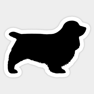 Sussex Spaniel Silhouette Sticker